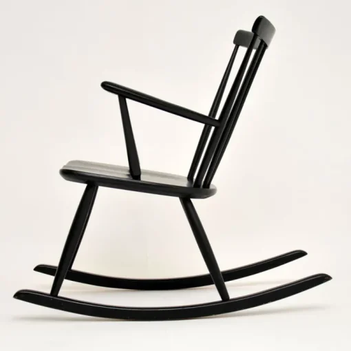 Pamono Swedish Rocking Chair by Roland Rainer for Hagafors, 1960s Clearance