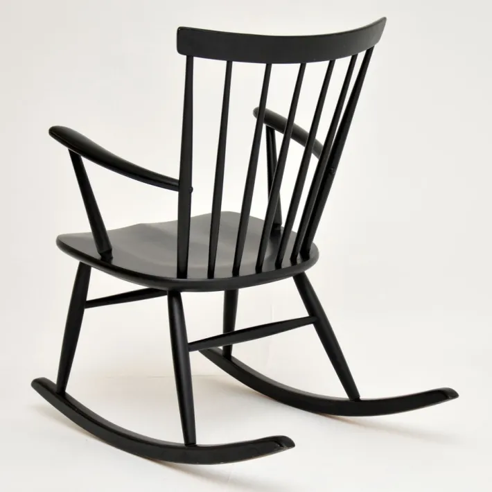 Pamono Swedish Rocking Chair by Roland Rainer for Hagafors, 1960s Clearance
