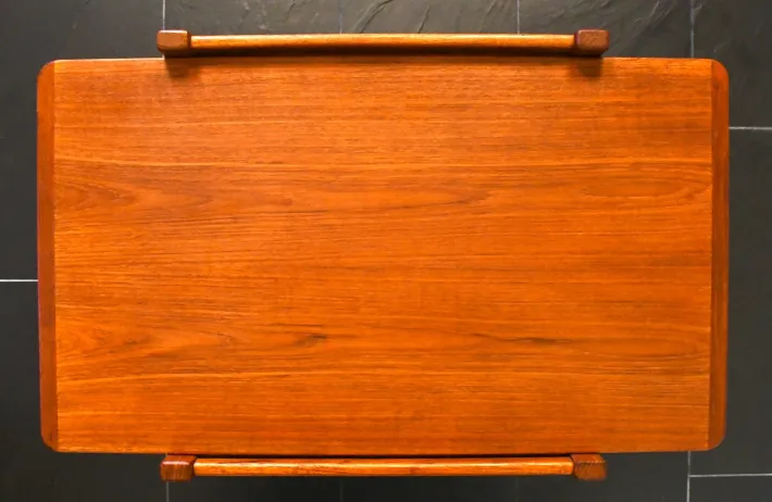 Pamono Swedish Rulle Teak Serving Cart by Källemo, 1960s Discount