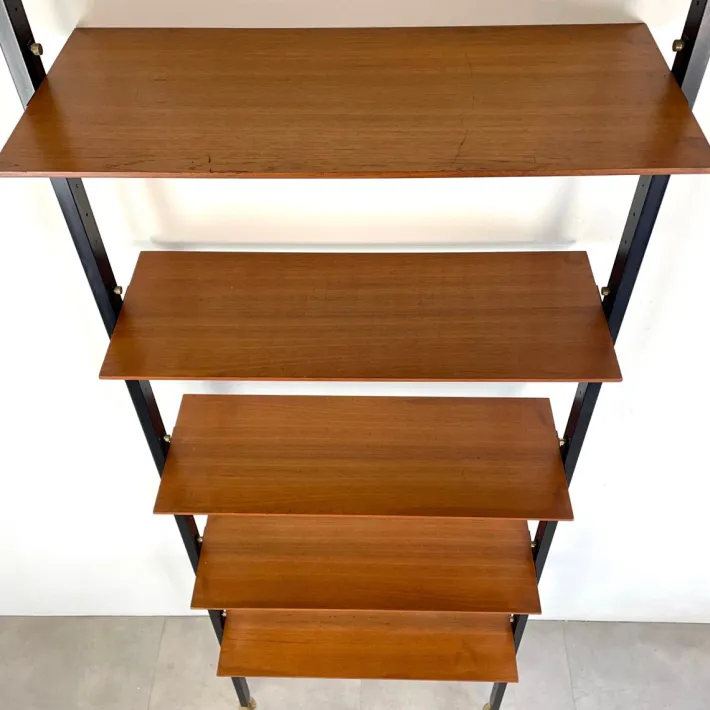 Pamono Swedish Teak Bookcase, 1960s New