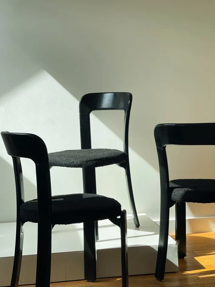 Pamono Swiss Chairs by Bruno Rey for Stein Am Rhein, 1970, Set of 6 Hot