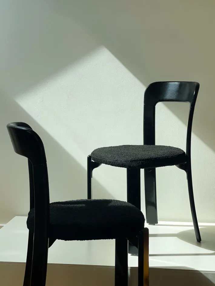 Pamono Swiss Chairs by Bruno Rey for Stein Am Rhein, 1970, Set of 6 Hot