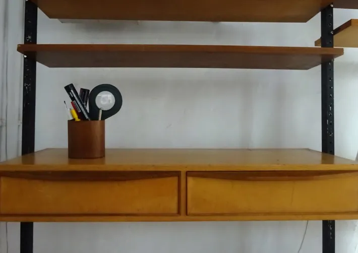 Pamono Swiss Wall Unit or Room Divider, 1960s Clearance