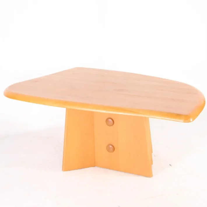 Pamono Swiss Wooden Coffee Table, 1970s Hot