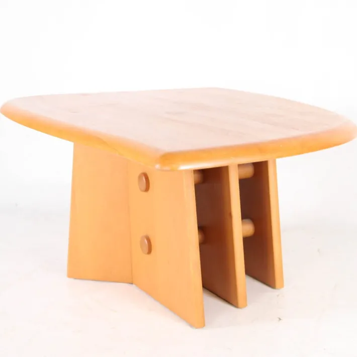 Pamono Swiss Wooden Coffee Table, 1970s Hot