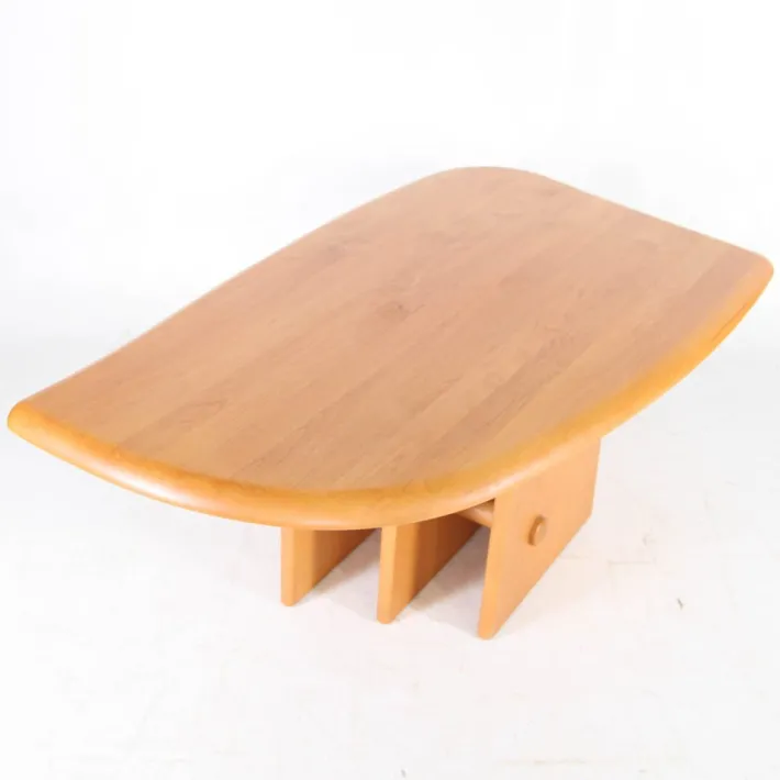 Pamono Swiss Wooden Coffee Table, 1970s Hot