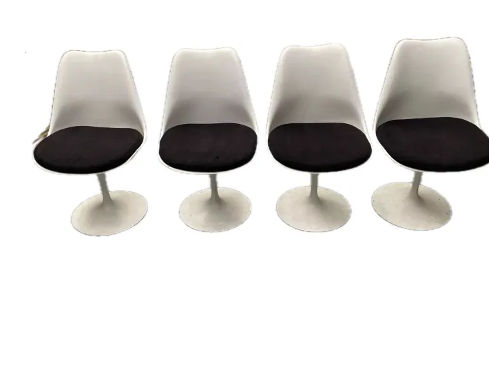Pamono Swivel Chairs by Eero Saarinen & Knoll International, 1950s, Set of 4 Sale