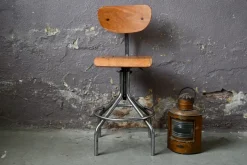 Pamono Swivel Workshop Chair, 1970s New