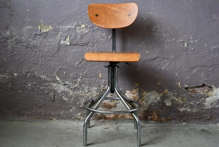 Pamono Swivel Workshop Chair, 1970s New