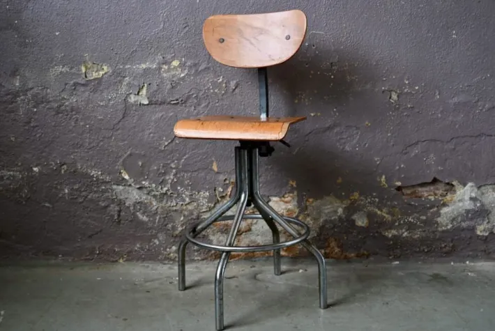 Pamono Swivel Workshop Chair, 1970s New