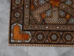 Pamono Syrian Games Table in Marquetry and Inlays Discount