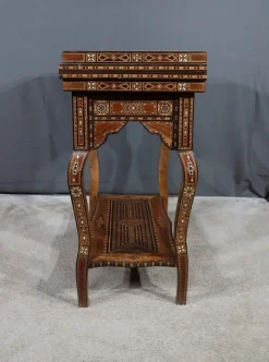 Pamono Syrian Games Table in Marquetry and Inlays Discount
