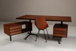 Pamono T95 Executive Desk by Osvaldo Borsani for Tecno, Italy, 1950s Best
