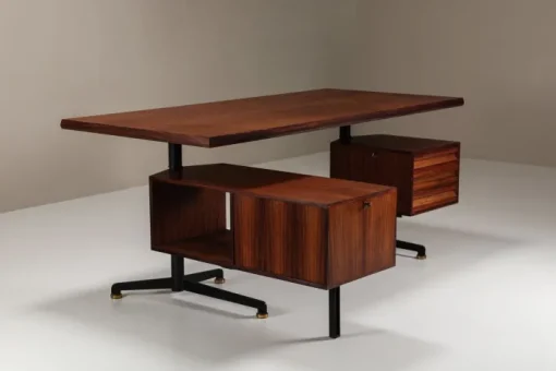 Pamono T95 Executive Desk by Osvaldo Borsani for Tecno, Italy, 1950s Best