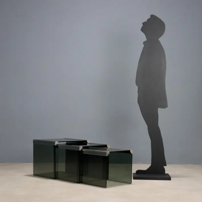 Pamono T35 Nesting Tables attributed to Gallotti & Radice, Set of 3 Discount