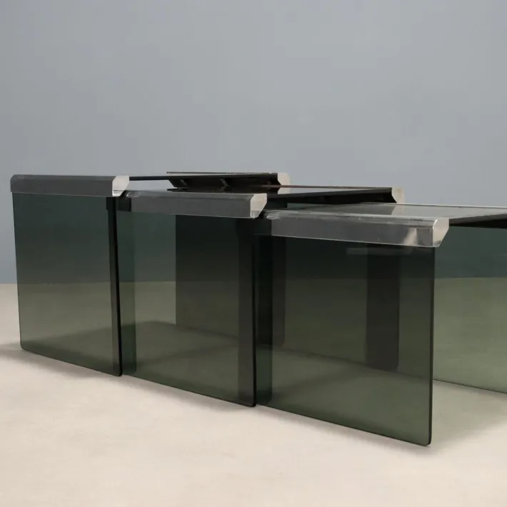 Pamono T35 Nesting Tables attributed to Gallotti & Radice, Set of 3 Discount