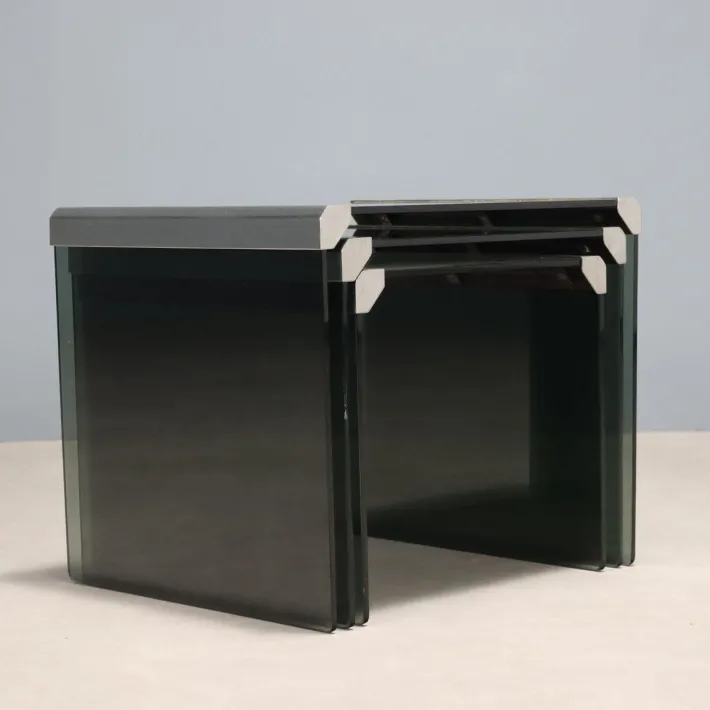 Pamono T35 Nesting Tables attributed to Gallotti & Radice, Set of 3 Discount