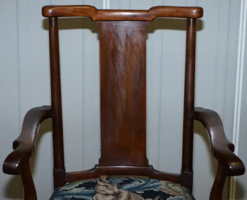 Pamono Tabard Bench & Armchairs in William Morris Upholstery by Richard Norman Shaw, Set of 3 Online