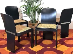 Pamono Table and Game Chairs Set by Pierluigi Molinari, 1970s, Set of 5 Clearance