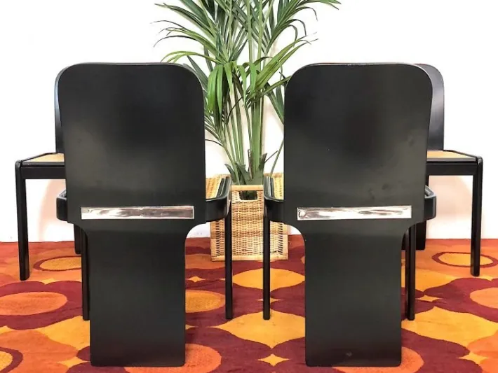 Pamono Table and Game Chairs Set by Pierluigi Molinari, 1970s, Set of 5 Clearance