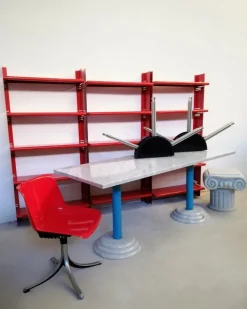 Pamono Table in Marble by Antonia Astori for Driade, 1980s New