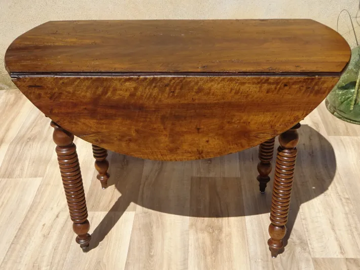 Pamono Table with Flaps and Walnut Top Hot