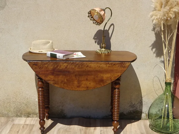 Pamono Table with Flaps and Walnut Top Hot