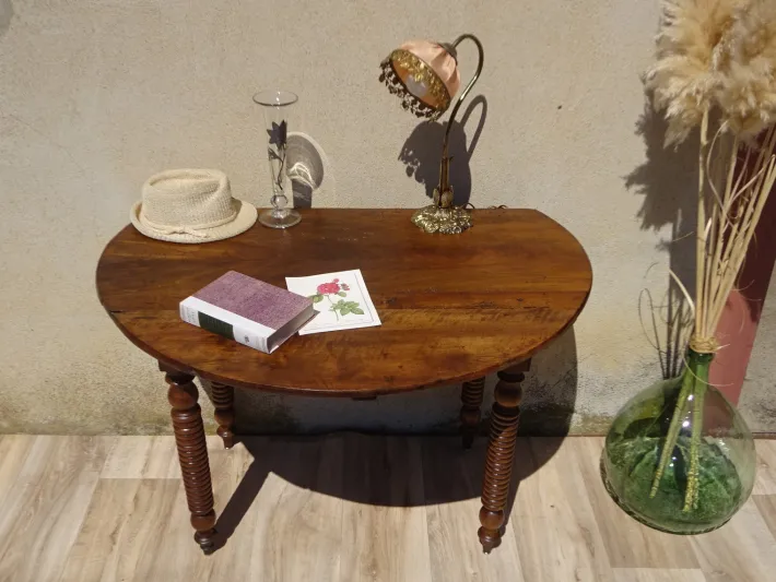 Pamono Table with Flaps and Walnut Top Hot