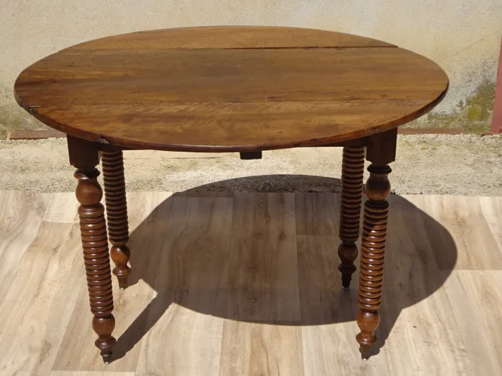 Pamono Table with Flaps and Walnut Top Hot