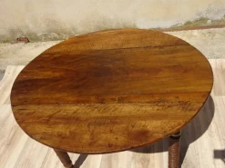 Pamono Table with Flaps and Walnut Top Hot