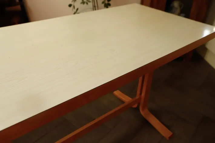 Pamono Table with Umakart Top by Ludvik Volak for Drevopodnik Holesov, 1970s Online