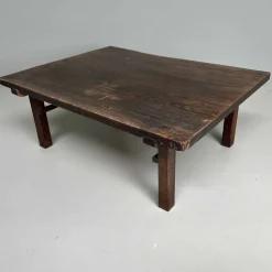 Pamono Taishō Period Minimalist Low Wooden Table, Japan, 1920s Clearance