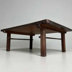 Pamono Taishō Period Minimalist Low Wooden Table, Japan, 1920s Clearance