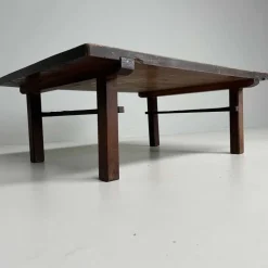 Pamono Taishō Period Minimalist Low Wooden Table, Japan, 1920s Clearance