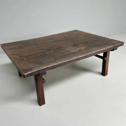 Pamono Taishō Period Minimalist Low Wooden Table, Japan, 1920s Clearance