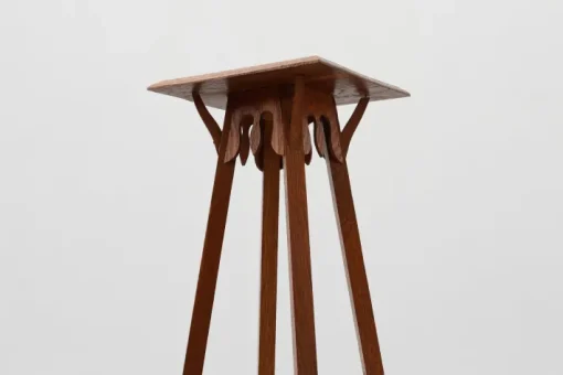 Pamono Tall Art Deco French Oak Console Table, 1920s Sale
