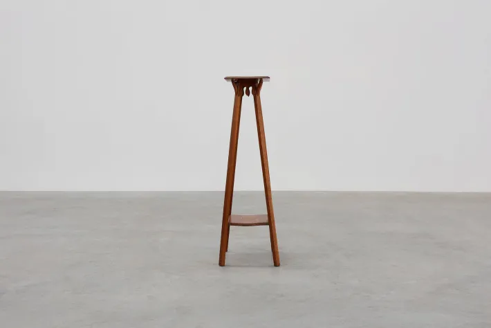 Pamono Tall Art Deco French Oak Console Table, 1920s Sale
