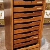 Pamono Tambour Front Filing Cabinet with 9 Drawers New