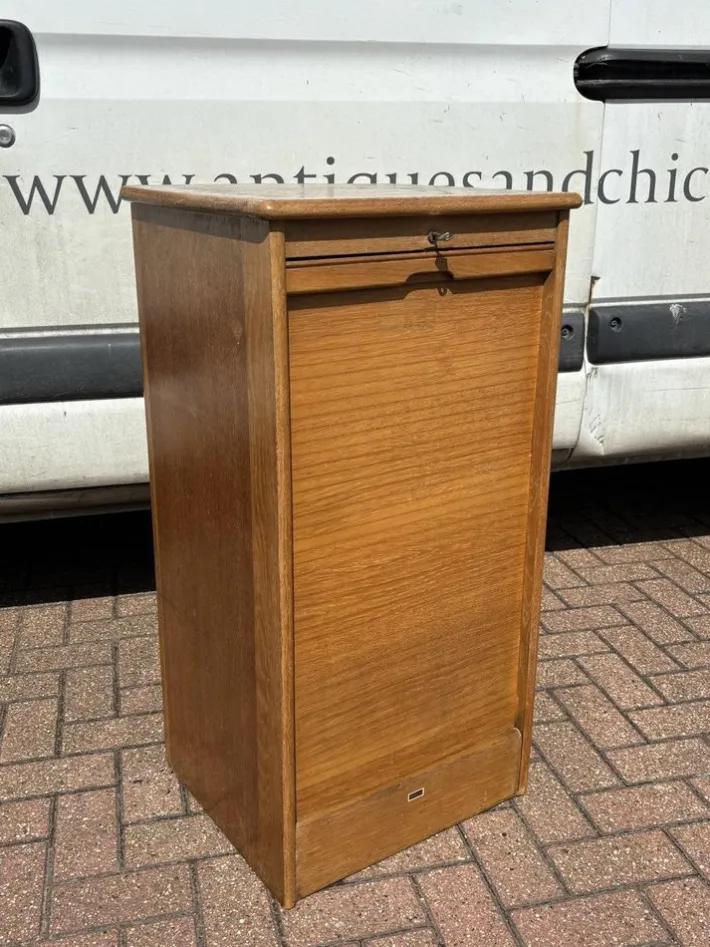 Pamono Tambour Front Filing Cabinet with 9 Drawers New