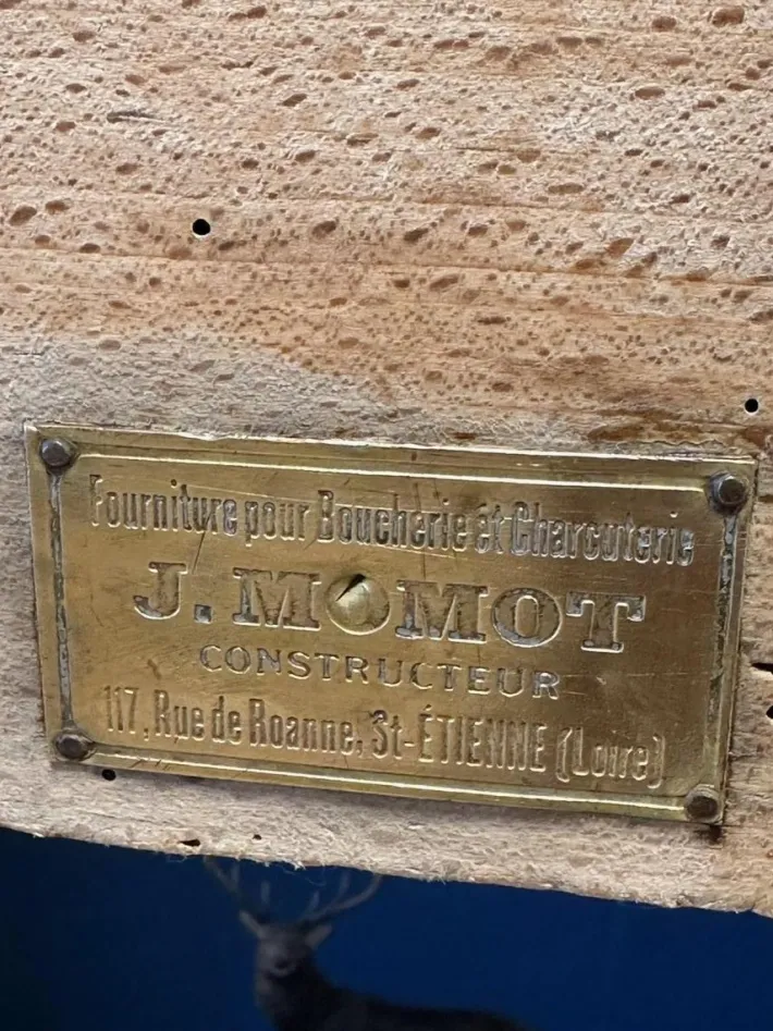 Pamono Tan Beech Butcher Table Sale