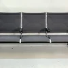 Pamono Tandem Sling Airport Seat Bench with Table by Charles & Ray Eames for Herman Miller, 1960s, USA Outlet