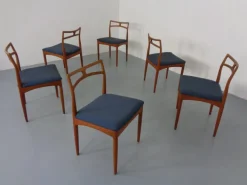 Pamono Teak & Kvadrat Hallingdal Model 94 Dining Chairs by Johannes Andersen for Christian Linneberg, 1960s, Set of 6 Hot