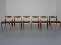 Pamono Teak & Kvadrat Hallingdal Model 94 Dining Chairs by Johannes Andersen for Christian Linneberg, 1960s, Set of 6 Hot