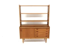 Pamono Teak and Oak Secretary, Sweden, 1960s New
