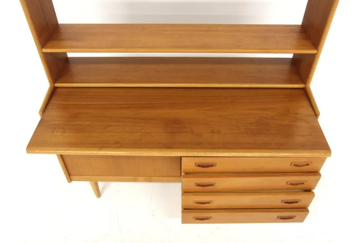 Pamono Teak and Oak Secretary, Sweden, 1960s New