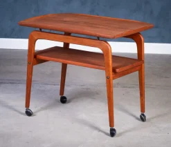 Pamono Teak Bar Cart by Arne Hovmand-Olsen for Mogens Kold, 1960s Outlet