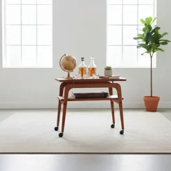 Pamono Teak Bar Cart by Arne Hovmand-Olsen for Mogens Kold, 1960s Outlet