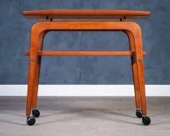 Pamono Teak Bar Cart by Arne Hovmand-Olsen for Mogens Kold, 1960s Outlet