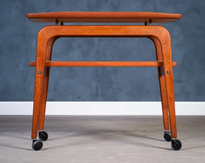 Pamono Teak Bar Cart by Arne Hovmand-Olsen for Mogens Kold, 1960s Outlet