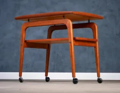 Pamono Teak Bar Cart by Arne Hovmand-Olsen for Mogens Kold, 1960s Outlet